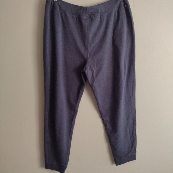 Zinni By Garnet Hill Blue Lounge Pants XL Cotton Blend Pockets Comfy - Picture 6 of 9